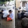 Viral Video Jemaah Salat Basah Kuyup Kehujanan, Apakah Salatnya Sah?