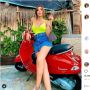 Kala Millen Cyrus Bergaya Dengan Motor 'Fuckboy', Begini Posenya