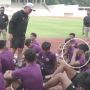 Sambil Garuk-garuk Kepala, Ini Momen Serdy Minta Sepatu Bola ke Ketum PSSI