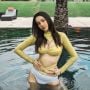 Anya Geraldine Pakai Bikini Hijau di Pinggir Pantai, Mirip Siapa?