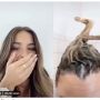 Gabut Kebangetan, Wanita Ini Asyik Bikin Alfabet dari Rambut saat Mandi