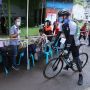 Sambil Gowes, Ganjar Nyoblos di TPS Bersama Keluarga