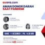LIVE STREAMING: Aman Donor Darah di saat Pandemi