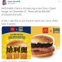 Aneh, McDonalds China Bikin Burger Kombinasi Oreo dan Mayones