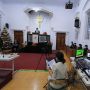 Misa Malam Natal Gereja di Bandar Lampung Patuhi Protokol Kesehatan