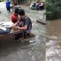 Viral Kafe Unik di Tengah Sungai, Pengunjung Santai Padahal Arusnya Deras