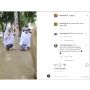Terjang Banjir Menuju KUA, Pasangan Pengantin di Gresik ini Mendadak Viral