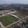 Penampakan Lapangan Latih Jakarta International Stadium dari Udara