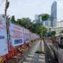 Karangan Bunga Ucapan Selamat Pembubaran FPI Bertebaran di Kota Surabaya