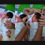 Viral Bayi Kejer Jambak Rambut Sendiri, Warganet: Udah Pinter Drama Ya