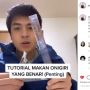 Warganet Pusing, Jerome Polin Bagikan Tutorial Makan Onigiri Pake Penggaris