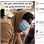 Pakai Masker Unik, Lelaki Ini Bikin Orang Salah Fokus di KRL