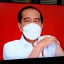 Ditanya Pernah Sakit Sebelum Divaksin, Jokowi: Cuma Batuk Kecil, Uhuk!