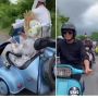 So Sweet! Begini Cara Pengantin yang Hobi Vespa Rayakan Pesta Pernikahan