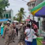 Satgas Covid-19 Kabupaten Cirebon Bubarkan Pasar Rakyat