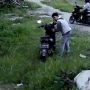 Makin Nekat, Maling di Serang Gondol Motor di Pemukiman Warga