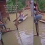 Apes! Niat Bantu Teman, Endingnya Pria Ini Malah Jadi Basah Kuyup
