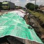 Km 06+200 Jalan Tol Surabaya - Gempol Longsor