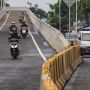 Suasana Uji Coba Lalu Lintas Flyover Tapal Kuda Lenteng Agung