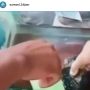 Heboh, Warga Rebutan Ambil Air Rendaman Batu Meteor di Lampung