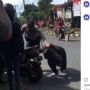 Apes Dua Kali! Pemotor Knalpot Brong Kena Razia, Motor Malah Melayang