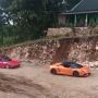 Lamborghini Nekat Terabas Jalur Berbatu di Gunungkidul, Warganet: Ngiluuu