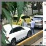Pengemudi Mobil Mewah Ribut di Tengah Jalan, Warganet: Orang Kaya Mah Bebas