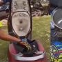 Tangki Bensin Disulut Api, Orang Ini Nekat Rebus Air Pakai Honda Scoopy