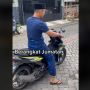 Aksi Pria Pergi Jumatan Bikin Heboh, Berangkat Pakai Matik Pulang Bawa Moge