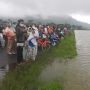 Jadi Tontonan Warga Sekitar, Bencana Banjir Terjadi di Wilayah Pegunungan
