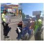 Santai Banget! Pemotor Ini Tak Pakai Helm saat Bertemu Polisi Razia Masker