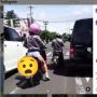 Viral, Pemotor Pakai Hotpants Pamer Goyang Bokong di Lampu Merah