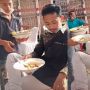 Kocak! Belum Kelar Makan, Tamu Kondangan Melongo Piring di Tangan Diambil