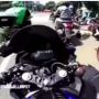 Viral Pemotor Kena Tendangan Kungfu Saat Sunmori, Langsung Ambruk Seketika