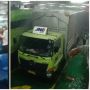 Truk JNE Terbakar di dalam Kapal di Perairan Bakauheni, Penumpang Panik