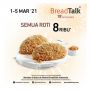 Promo Roti Favorit, Semua Satu Harga Rp 8.000