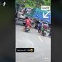 Viral, Aksi Pemotor Nekat Terobos Kolong Truk Bikin Publik Deg-degan