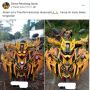 Keren! Pria Ini Modifikasi Motor Mirip Bumblebee Bikin Publik Melongo
