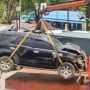 Toyota Fortuner Seruduk Rumah Warga, Empat Orang Jadi Korban