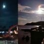 Viral Penampakan Diduga Meteor Jatuh di Langit Kabupaten Banggai Sulteng