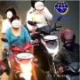 Bosan Ditegur Petugas karena Masker, Pemotor Nekat Terobos Lampu Merah