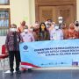 Lagi, Dharma Wanita Kemnaker Salurkan Bantuan ke Mamuju