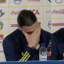 Kembali ke Timnas Swedia, Zlatan Ibrahimovic Menangis di Konferensi Pers
