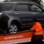 Kecelakaan di Tol Cipali, Dua Minibus Ringsek Dievakuasi