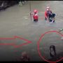 Viral Cewek Misterius di Sungai Dalam Video Pencarian Jenazah, Ternyata...