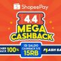 Bukan April Mop! ShopeePay Hadirkan Promo Besar di 4.4 Mega Cashback