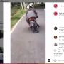 Viral Pemotor Nekat Tancap Gas Meski Ban Bocor hingga Terlepas dari Velg