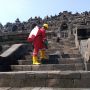 Basmi Lumut, Candi Borobudur Disemprot Minyak Atsiri