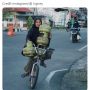 Viral! Emak-emak Bawa 4 Tabung Gas 3 Kg Naik Sepeda Bikin Publik Minder