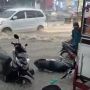 Pasar Badak Pandeglang Banjir, Motor Warga Rusak Terendam